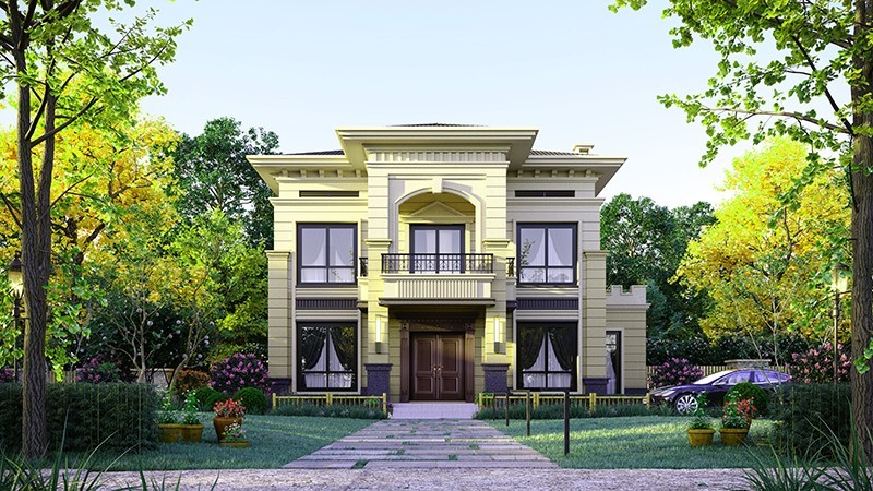 辽宁中式合院住宅，开放庭院与邻里乡亲更亲近